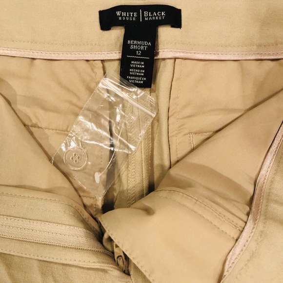 White House Black Market WHBM Bermuda Shorts - Stone - Picture 3 of 5